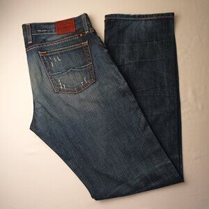 Lucky Brand Jeans Size 8/29 Riley Low Rise Straight Leg Dark Wash 100% Cotton